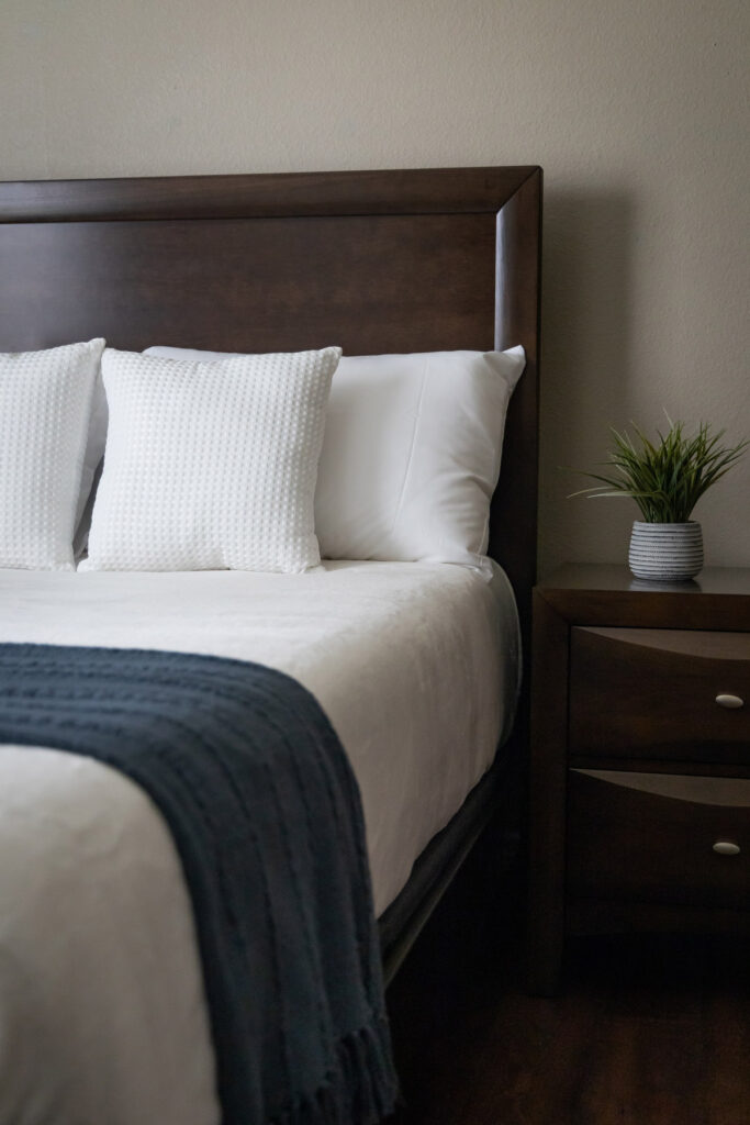 Bedroom at Restored Path Detox